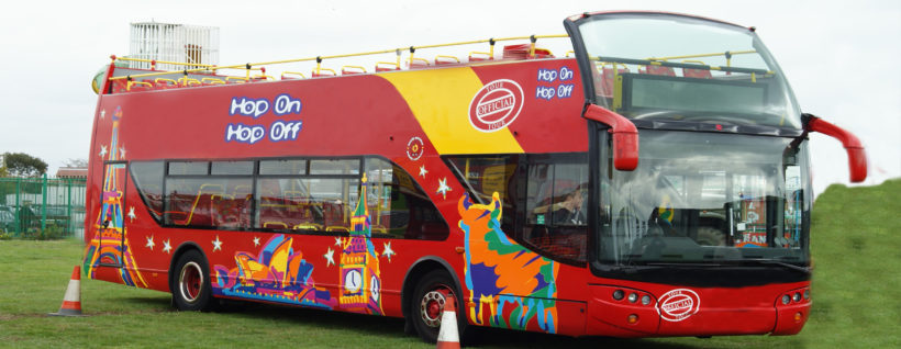Hop to major tourist spots in the city Hop to major tourist spots in the city