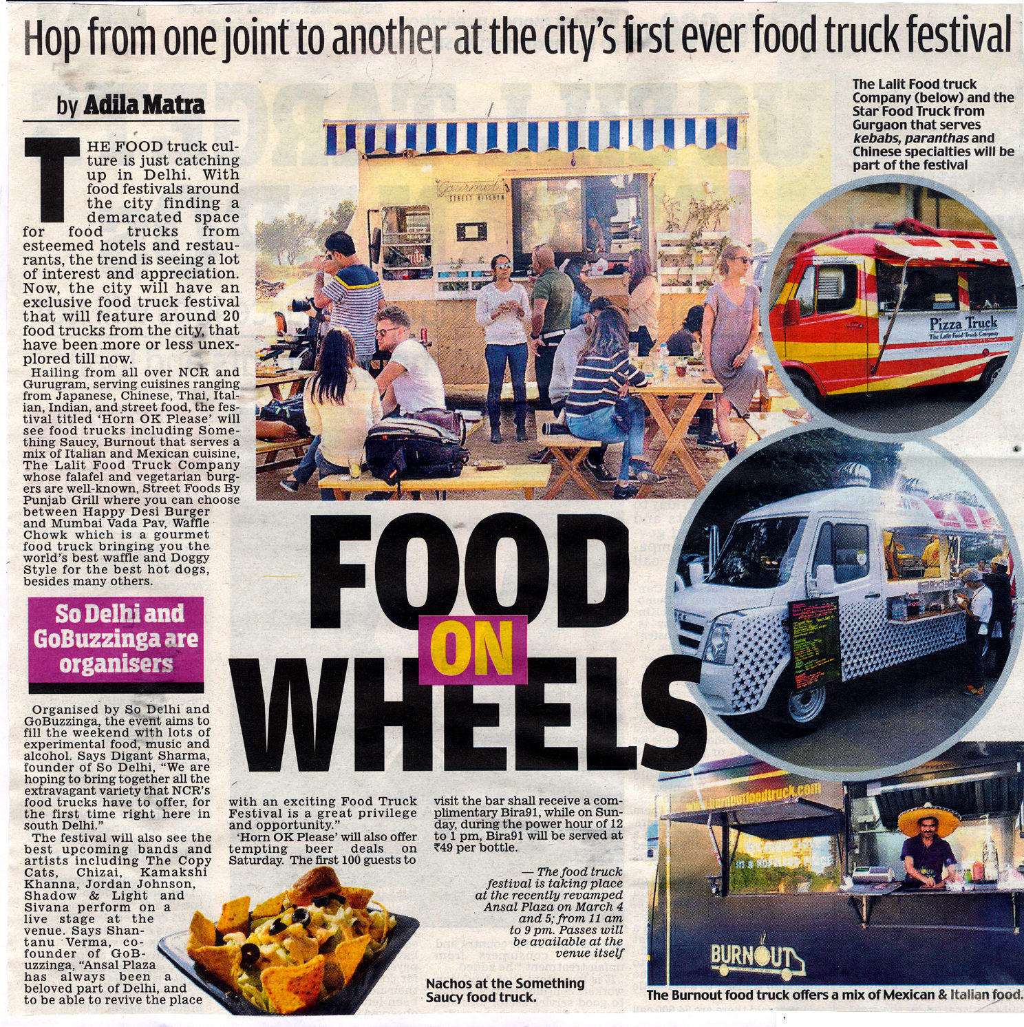 Delhi's first ever 'Food Truck Festival'