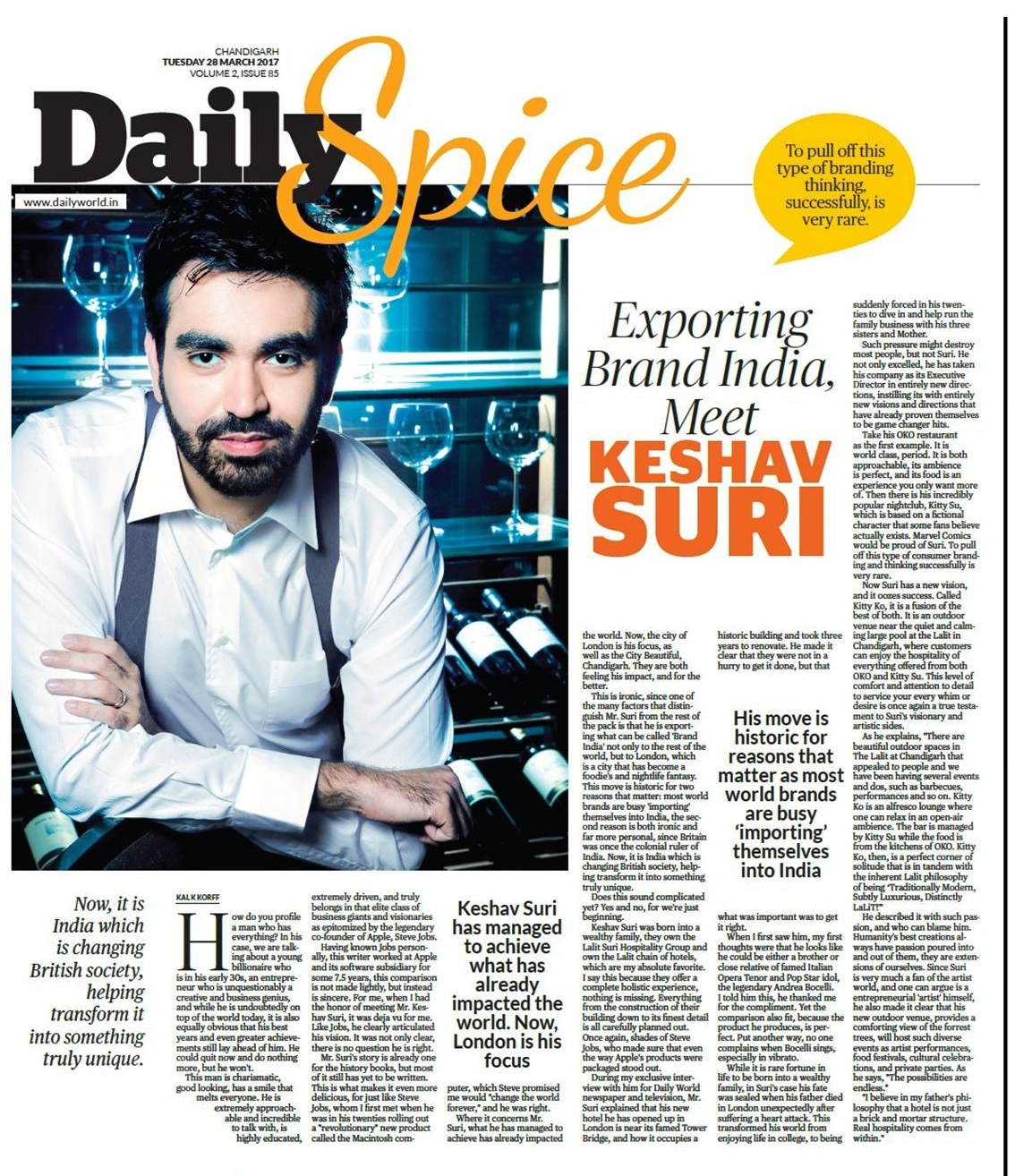 Exporting brand India meet Mr. Keshav Suri Exporting brand India meet Mr. Keshav Suri