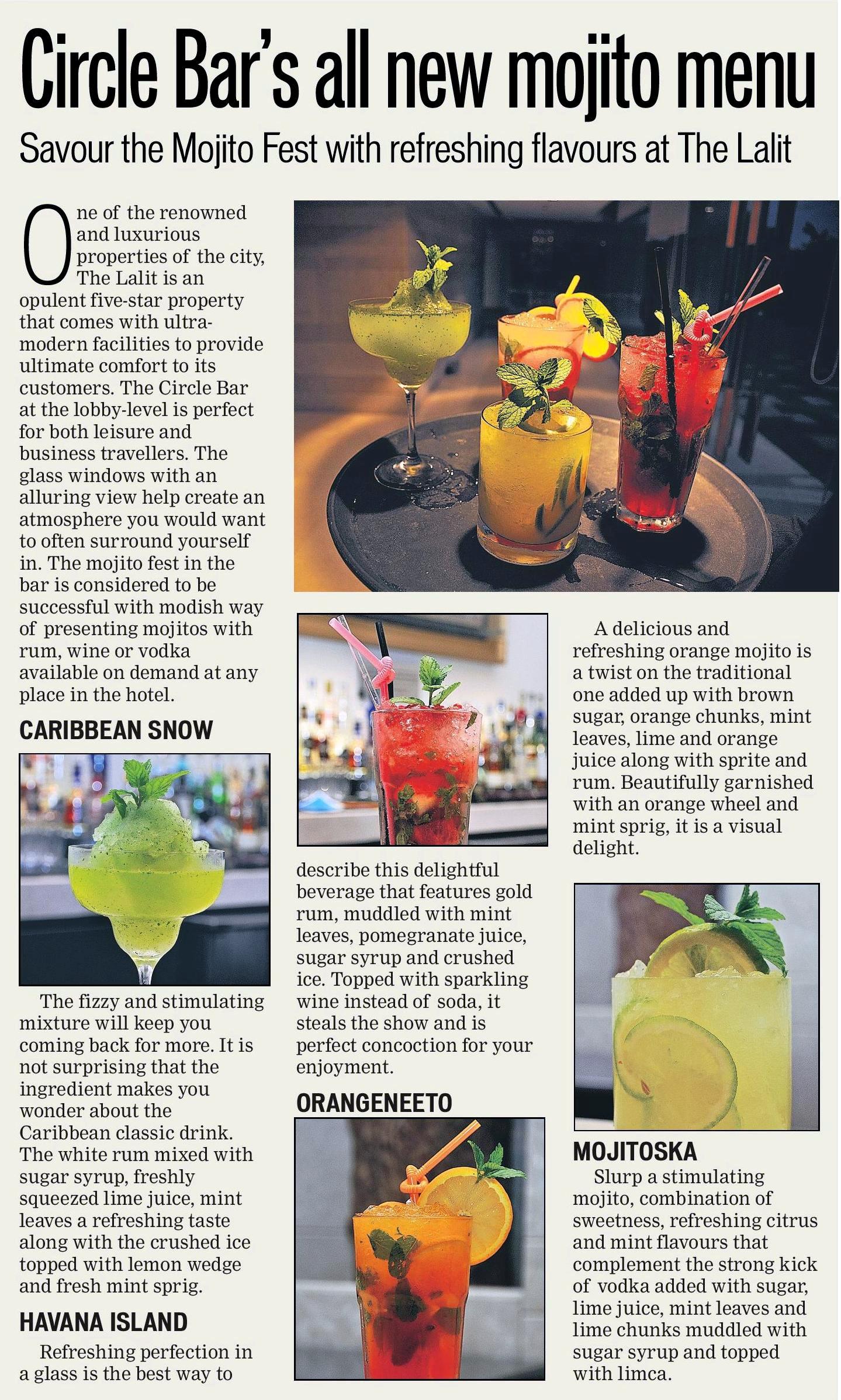 Mojito Festival at The LaLiT Chandigarh