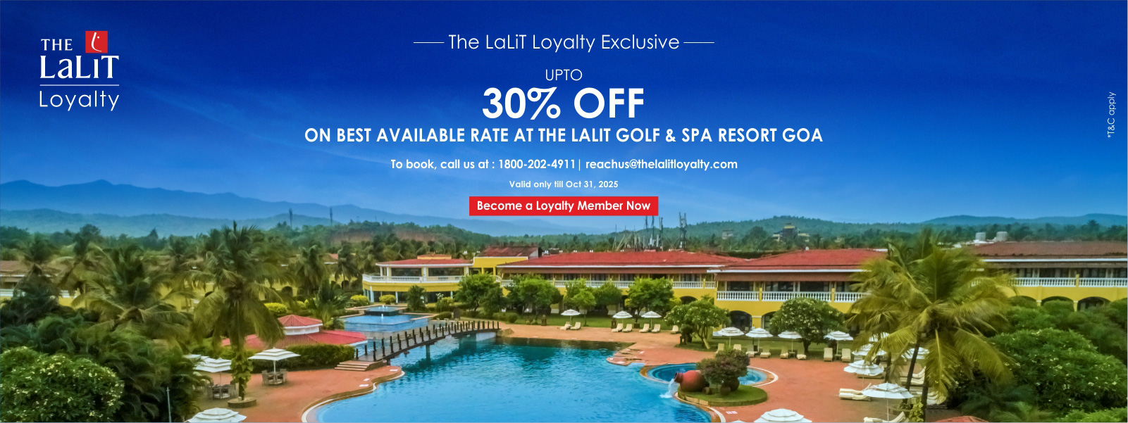Banner For The Lalit Website